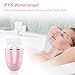 Facial Cleansing Brush, Leuxe Waterproof Face Brush Rechargeable Facial Brush with 3 Brush Heads for Face Exfoliating Deep Cleansing Make-up Removing
