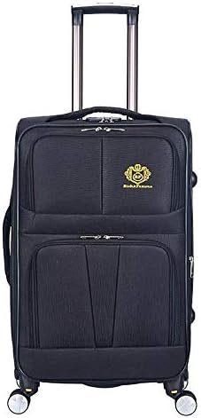 R F Unisex 20 Spinner Luggage Trolley, Black price in Saudi