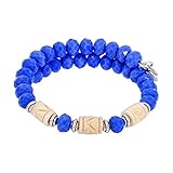 Alex and Ani Women's Deep Sea Wrap Bracelet Navy/Silver One Size