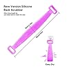 Silicone Shower Brush, Body Scrubber for Shower - Exfoliating Double-Sided Body Back Scrubber - Silicone Body Scrubber…