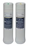 Whirlpool WHEEDF Dual Stage Replacement Pre/Post Water Filters | Fits WHADUS5 & WHED20 Filtration Systems | 1 Set