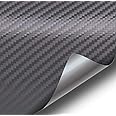 VViViD® XPO Dark Grey Carbon Fiber 5ft x 3ft Car Wrap Vinyl Roll with Air Release Technology