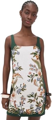 STAUD Women's Laura Linen Mini Dress, Blush Canyon, XS at Amazon Women's  Clothing store