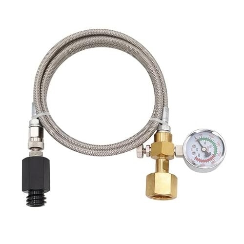 Soda Machine CO2 Cartridges 60 inches External Hose Direct Adapter Soda Maker Connector with
