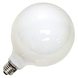 GE Soft White 49780 60-Watt, 660-Lumen G40 Soft White Bulb, 5-Inch Diameter with Medium Base, 1-Pack