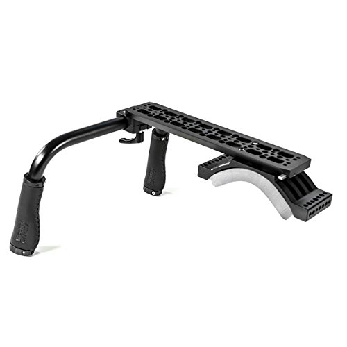 Wooden-Camera-161700-Modular-Shoulder-Rig-ARRI-Standard-Dovetail-Cruiser-Black-Leather-Grips