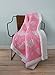 SLPR Plush Fleece Throw Blanket for Girl's Room Nursery with Sherpa (Pink Hearts, 50