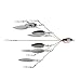SF 5 Arms 8 Blades Alabama Umbrella Rig Fishing Bass Lures Bait Kit (White Blue 8 Blades)