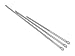 TEKTON 15605 1/4-Inch Drive Long Extension Bar Set, 3-Piece