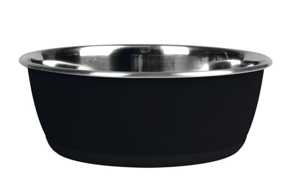 Karlie Stainless Steel Bowl with Paw Motive 2200 ml ø: 8/13 cm Blue