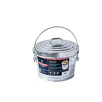 Behrens 1697 Manufacturing 6104 Galvanized Steel Locking Lid Can, 4-Gallon, Original Version