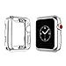 top4cus 38mm Cover Environmental Soft Flexible TPU Anti-Scratch Lightweight Protective Case Compatible with Apple Watch Series 8/7/6/SE/5/4/3/2/1 - Silver