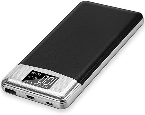PowerCore 10000mah With USB-C Port Quick Charge 3.0 Power Bank Portable Charger With Qualcomm Quick Charge 3.0, LED Screen. 3-1 USB Cable Included,for Samsung, iPhone, ,iPad ,Android Phones, etc.Black