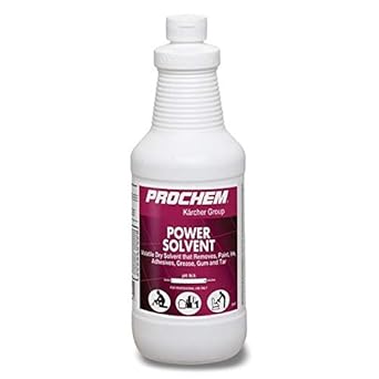 Prochem Power Solvent Multi Purpose Volatile Dry Solvent Carpet Cleaning 1 Quart B167 Amazon Com Industrial Scientific