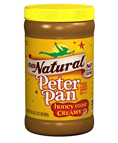 Peter Pan 100% Natural Honey Roast Creamy Peanut & Honey Spread, 16.3 oz