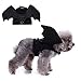 RYPET Cat Halloween Costume - Halloween Bat Wings Pet Costumes for Small Dogs Cats Halloween Party Small