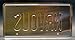 Ferris Bueller | NRVOUS | Stamped License Plate