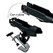 Fishing Boat Rods Holder 360 Degree Rotation Adjustable Power Lock Fishing Rod Racks Folding Holder with Large Clamp Opening (2PCS 02# Max Opening 1.97