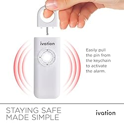 Ivation Personal SOS Alarm Keychain | Self-Defense