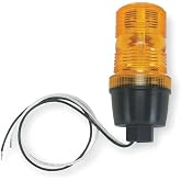 Warning Light, Strobe Tube, Amber, 120VAC