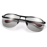 YIMI Polarized Photochromic Sunglasses for Men Women Outdoor Sports Driving Anti Glare UV400 Protection z87 Safety Glasses