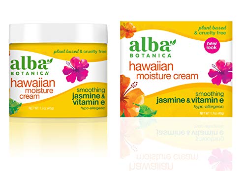 Alba Botanica Hawaiian Moisture Cream, Smoothing Jasmine & Vitamin E, 3 Oz