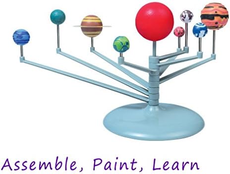DIY Solar System Planetarium 3D Model Kit Learning Educational Astronomy Model Gift Assemble Paint Training
