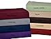 Perry Ellis Microfiber Sheet Set, Plum, Twin
