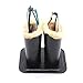 Pomeat Eyeglass Holder, Black PU Leather Glasses Stand Case, Plush Lined Protective Eyeglasses Case for Desks or Nightstands