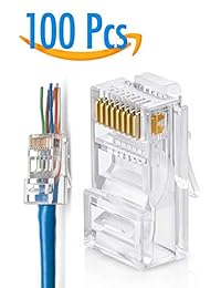 UTP CAT6 EZ enchufe 100 de polietileno bolsa con calcomanía