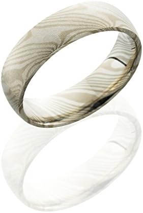 Mens Palladium and Sterling Silver, Beadblasted Mokume Wedding Band (sz 9)