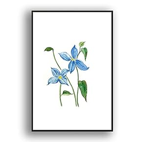Framed Canvas Wall Art for Living Room, Bedroom Leaves Canvas Prints for Modern Home Decoration Ready to Hang - 16"x24" inches