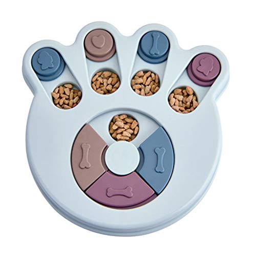 Dog Toys, Multi-Functional Dogs Puzzle Feed Toys, Puppies Intelligence Interactive Feeding Game Toy Educational Toy Stimulating Treat Dispensing Game