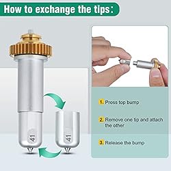 Engraving Tip and QuickSwap Housing Compatible with