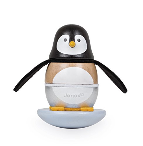 Janod Stacker & Rocker Penguin Toy, Mixed