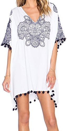 Vivir La Vida V Neck Plus Size Loose T shirt Dress for Women and Girls