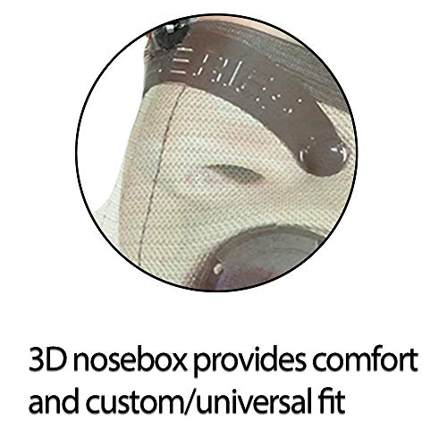 ATV Tek Pro Series Rider Filtered Dust Mask (Tan/Black, Universal)