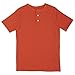 French Toast Boys' Short Sleeve Basic Henley