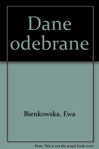 Dane odebrane (Polish Edition)