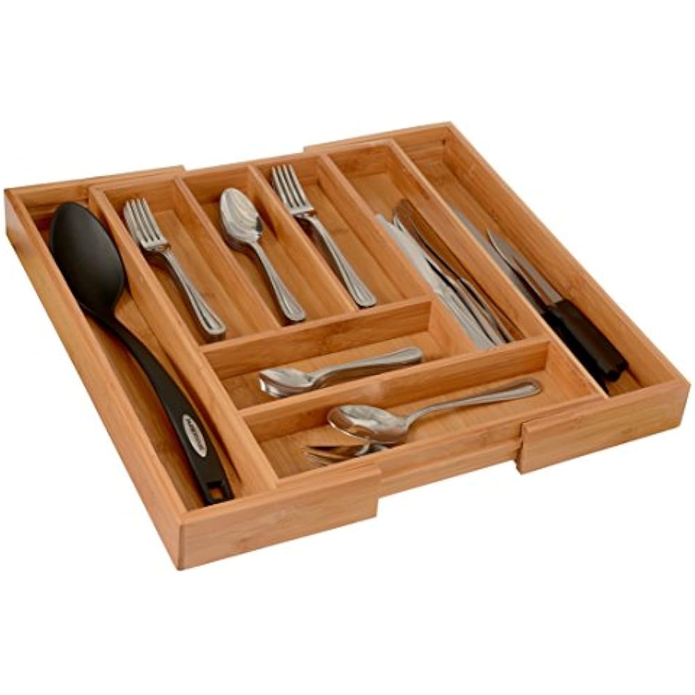  Homeit Expandable Use For, Utensil Flatware DividersKitchen Drawer