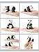 Liberty Imports Cute Giant Panda Family Toy Figures with Cubs - Safari Zoo Animals Plastic Figurines - Educational Detailed Gift Set for Kids Children (4 Pieces)