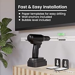 EVEO Universal Soundbar Mount - 2 Pack for 2