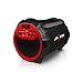 Axess SPBT1036RD  Portable Indoor/Outdoor Bluetooth Hi-Fi Cylinder 2.1 Speaker with 6-Inch Subwoofer and 1 Wireless Mic ( Red )