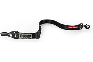 EzyDog Click ISOFIX Cargo - Dog Seat Belt Car Harness Attachment for Dogs - Adjustable Dog Restraints Seatbelts for Car Travel and Safety - (24in - 40in, Black)