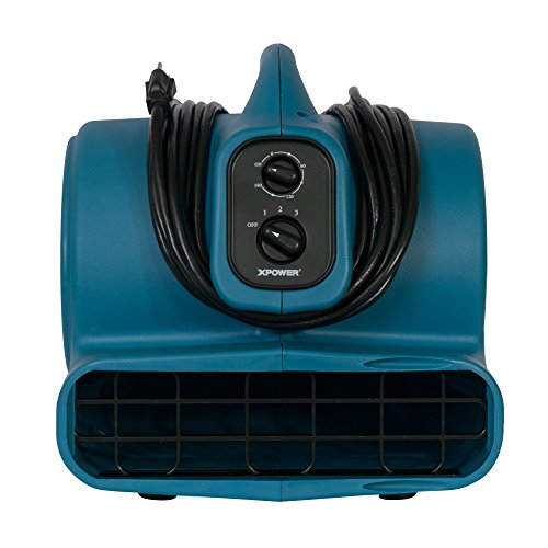 XPOWER P-450AT Scented Air Mover with Timer, Power Outlets & 5 Aroma Beads Sample Packs