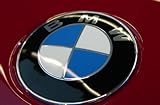BMW Car Glossy Chrome Logo HOOD 3 5 7 Series Badge 82mm Emblem 2 pins (Automotive)