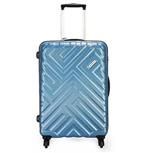 Aristocrat Polycarbonate 56 cms Arctic Blue Hardsided Carry On (MAZE56TZATB)