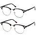 GAMMA RAY 2 Pairs Vintage Retro Readers Reading Glasses - 2.00x