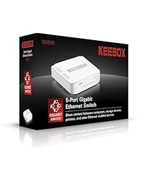 KEEBOX sge05 5 port 10 100 1000 Mbps Gigabit Ethernet Switch