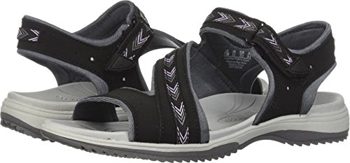 Dr. Scholl s Shoes Women s Daydream Slide Sandal, Black Action Leather, 7 M US